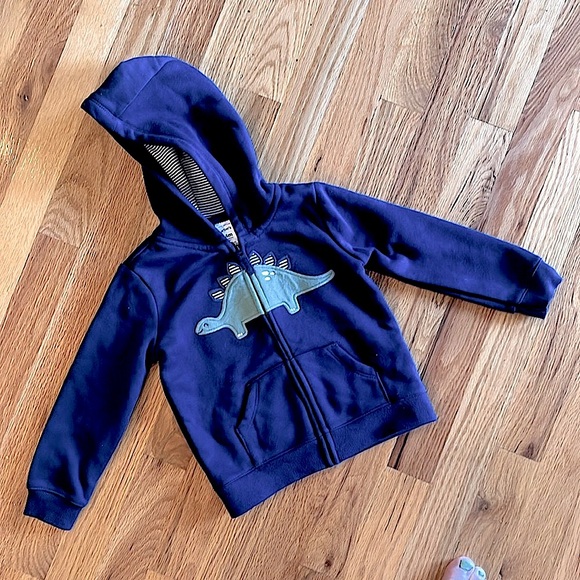 Carters Dinosaur Sweatshirt and Onsie (24 Mo) - Picture 3 of 3